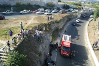 Viernes 23 de diciembre. Accidente en el Lib Norte. Tuxtla Gutiérrez, Chiapas. Autoridades de Protección Civil alertaron sobre el fuerte tráfico vehicular que provoco un trágico accidente la mañana de este viernes. La circulación fue reportada como extrem