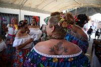 20210426. Chiapa de Corzo. El cuerpo de Doña Esther Noriega es despedido por su pandilla esta tarde antes de ser trasladada al panteón municipal