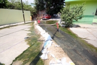 Miércoles 11 de abril del 2012. Agua para todos en la colonia Maya.