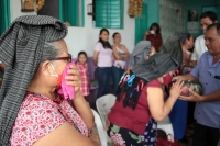 Domingo 6 de septiembre del 2020. Tuxtla Gutiérrez. La comunidad Zoques prepara con solemnidad y veneración los objetos de las imágenes religiosas que servirán durante las fiestas tradicionales de la Virgen del Rosario