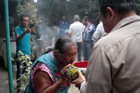 Domingo 6 de septiembre del 2020. Tuxtla Gutiérrez. La comunidad Zoques prepara con solemnidad y veneración los objetos de las imágenes religiosas que servirán durante las fiestas tradicionales de la Virgen del Rosario