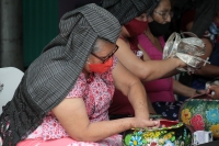 Domingo 6 de septiembre del 2020. Tuxtla Gutiérrez. La comunidad Zoques prepara con solemnidad y veneración los objetos de las imágenes religiosas que servirán durante las fiestas tradicionales de la Virgen del Rosario
