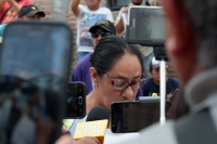 Jueves 21 de marzo del 2019. Tuxtla Gutiérrez. Militantes del MOCRI-CNPA-EZ suspende la marcha  programada para esta mañana y afirman que la recuperación de tierras adquiridas a sus propietarios en años anteriores continuara