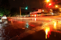 Mayo del 2014. Tuxtla Gutiérrez. Imágenes de las obras de la ciudad durante la madrugada.