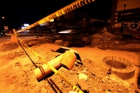 Mayo del 2014. Tuxtla Gutiérrez. Imágenes de las obras de la ciudad durante la madrugada. Mayo del 2014. Tuxtla Gutiérrez. Imágenes de las obras de la ciudad durante la madrugada.