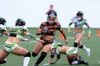 Sábado 13 de julio del 2019. Tuxtla Gutiérrez. Amazonas de Chiapas vence en semifinales a Cheetaras de Texcoco con lo que avanza a la final de la WFL