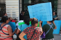 Miércoles 19 de junio del 2019. Tuxtla Gutiérrez. Vendedoras y canasteras del primer cuadro de la ciudad piden que no ser agredidas por la policía municipal, durante la manifestación de esta mañana en el ayuntamiento de la ciudad