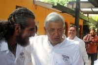 Domingo 27 de abril del 2014. Tuxtla Gutiérrez. Andrés Manuel López Obrador se reúne con simpatizantes en la capital del estado de Chiapas.