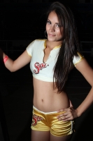 Jueves 22 de marzo del 2012. La belleza chiapaneca en el juego entre Jaguares y Pachuca.