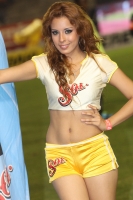 Jueves 22 de marzo del 2012. La belleza chiapaneca en el juego entre Jaguares y Pachuca.