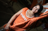 Jueves 22 de marzo del 2012. La belleza chiapaneca en el juego entre Jaguares y Pachuca.