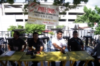 Martes 24 de septiembre del 2019. Tuxtla Gutiérrez. Organizaciones sociales hablan e conferencia de prensa de los altos costos de la energía eléctrica en las comunidades de Chiapas