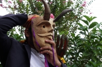 Domingo 29 de septiembre del 2019. Tuxtla Gutiérrez. Los Arcángeles y Demonios en constante lucha son representados durante el recorrido del Baile de San Miguel Arcángel