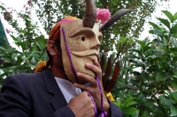 Domingo 29 de septiembre del 2019. Tuxtla Gutiérrez. Los Arcángeles y Demonios en constante lucha son representados durante el recorrido del Baile de San Miguel Arcángel