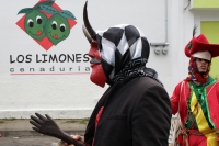 Domingo 29 de septiembre del 2019. Tuxtla Gutiérrez. Los Arcángeles y Demonios en constante lucha son representados durante el recorrido del Baile de San Miguel Arcángel
