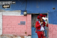 Domingo 29 de septiembre del 2019. Tuxtla Gutiérrez. Los Arcángeles y Demonios en constante lucha son representados durante el recorrido del Baile de San Miguel Arcángel