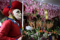 Domingo 29 de septiembre del 2019. Tuxtla Gutiérrez. Los Arcángeles y Demonios en constante lucha son representados durante el recorrido del Baile de San Miguel Arcángel