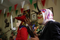 Domingo 29 de septiembre del 2019. Tuxtla Gutiérrez. Los Arcángeles y Demonios en constante lucha son representados durante el recorrido del Baile de San Miguel Arcángel