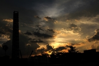 Jueves 17 de agosto del 2017. Atardeceres. Los atardeceres se llenan de luz y sobras durante el mes de agosto en la depresión central de Chiapas.