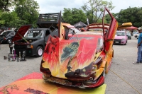 Domingo 30 de julio del 2017. Tuxtla Gutiérrez. Aficionados a los autos se reúnen este fin de semana en el estacionamiento de Convivencia Infantil compartiendo el gusto por los motores y el performance