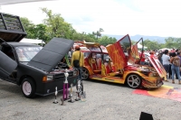 Domingo 30 de julio del 2017. Tuxtla Gutiérrez. Aficionados a los autos se reúnen este fin de semana en el estacionamiento de Convivencia Infantil compartiendo el gusto por los motores y el performance