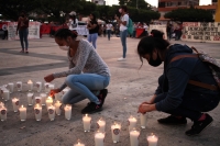 Sábado 26 de septiembre del 2020. Tuxtla Gutiérrez. Durante la jornada de protesta de los normalistas a 6 años de la desaparición de los estudiantes de Ayotzinapa