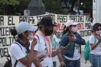 Sábado 26 de septiembre del 2020. Tuxtla Gutiérrez. Durante la jornada de protesta de los normalistas a 6 años de la desaparición de los estudiantes de Ayotzinapa