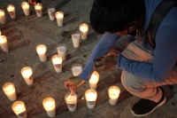 Sábado 26 de septiembre del 2020. Tuxtla Gutiérrez. Durante la jornada de protesta de los normalistas a 6 años de la desaparición de los estudiantes de Ayotzinapa