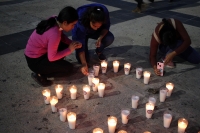 Sábado 26 de septiembre del 2020. Tuxtla Gutiérrez. Durante la jornada de protesta de los normalistas a 6 años de la desaparición de los estudiantes de Ayotzinapa