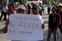 Domingo 19 de junio del 2016. Tuxtla Gutiérrez. Organizaciones sociales y educativas marchan esta tarde en la capital del estado de Chiapas en apoyo a las comunidades que se enfrentan a la Policía Federal en el estado de Oaxaca.