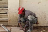Domingo 8 de octubre. Obras del primer cuadro.