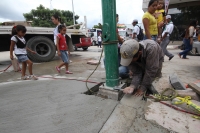 Domingo 8 de octubre. Obras del primer cuadro.