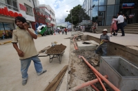 Domingo 8 de octubre. Obras del primer cuadro.