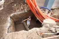 Domingo 8 de octubre. Obras del primer cuadro.