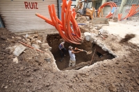 Domingo 8 de octubre. Obras del primer cuadro.