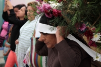 Martes 30 de enero del 2018. Tuxtla Gutiérrez. La comunidad Zoque da inicio a la Bajada de las Virgenes de Copoya esta mañana durante las celebraciones de La Candelaria, festejo que continuará hasta entrado el mes de marzo.