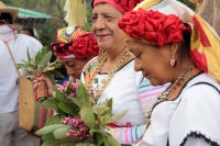 Martes 30 de enero del 2018. Tuxtla Gutiérrez. La comunidad Zoque da inicio a la Bajada de las Virgenes de Copoya esta mañana durante las celebraciones de La Candelaria, festejo que continuará hasta entrado el mes de marzo.