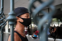 Martes 8 de septiembre del 2020. Tuxtla Gutiérrez.  Bárbara Alcatraz vive con su pareja en Tuxtla Gutiérrez. Son jóvenes hondureños  que mantienen la esperanza de poder continuar su viaje hacia