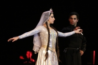 Lunes 28 de octubre del 2013. Tuxtla Gutiérrez. El Ballet Bragati de Georgia en el Teatro Emilio Rabasa.
