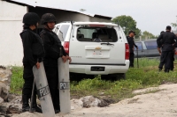 Miércoles 5 de septiembre del 2012. Berriozábal, Chiapas. Una fuerte movilización policiaca alerto a la población de Berriozábal cuando un grupo de personas se enfrento en el predio El Calvario de esta localidad. Los rumores de un enfrentamiento armado pr