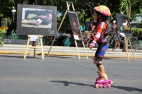 Domingo 12 de noviembre del 2017. Tuxtla Gutiérrez. Una mañana en la expo de fotografí­as de los alumnos de la Unach expuesta esta mañana en el Parque de la Marimba.