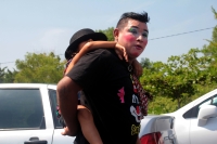 Martes 10 de abril del 2018. Tuxtla Gutiérrez. El movimiento magisterial en su segundo dí­a de huelga toma la caseta de la autopista a San Cristóbal de las Casas cobrando 20 pesos ««la pasada»»