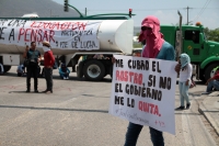 Lunes 27 de mayo del 2019. Tuxtla Gutiérrez. Normalistas toman el crucero del libramiento norte en las cercanías de la Escuela Mactumatza esta mañana