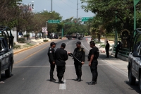 Lunes 27 de mayo del 2019. Tuxtla Gutiérrez. Normalistas toman el crucero del libramiento norte en las cercanías de la Escuela Mactumatza esta mañana