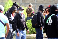 Viernes 1 de septiembre del 2017Chiapa de Corzo. El Bloqueo carretero entre Chiapa de Corzo y la capital de Chiapas del movimiento magisterial se lleva a cabo esta mañana dentro de la protesta nacional contra el informe del presidente EPN en su V informe