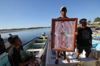 11 de diciembre. Peregrinos nadan en las costas chiapanecas.