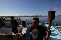 11 de diciembre. Peregrinos nadan en las costas chiapanecas.