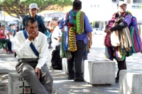 Martes 26 de noviembre del 2019. Tuxtla Gutiérrez. El Bostezo. A mediodía en la plaza central de la ciudad
