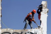 Miércoles 4 de diciembre del 2019. Tuxtla Gutiérrez. Aspectos de la obra de demolición del antiguo Hotel Brindis en el centro de la ciudad Miércoles 4 de diciembre del 2019. Tuxtla Gutiérrez. Aspectos de la obra de demolición del antiguo Hotel Brindis en el centro de la ciudad