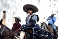 Sábado 12 de enero del 2018. Chiapa de Corzo. Durante la cabalgata en este medio día